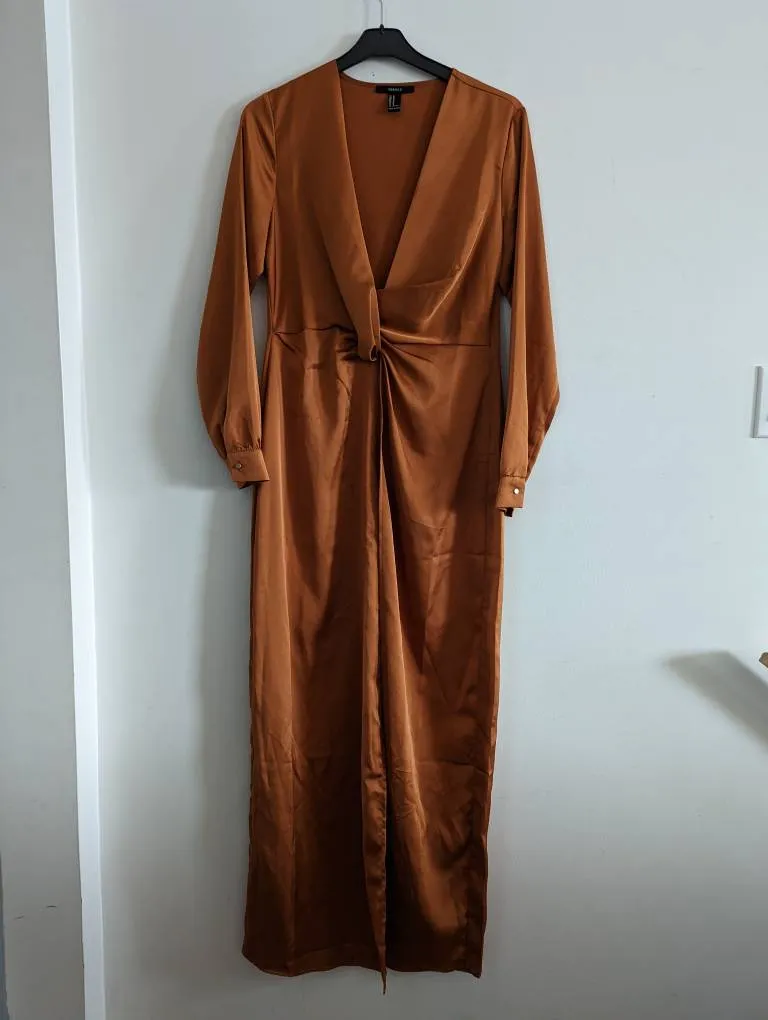 F21 Rust/Copper Maxi Dress photo 1