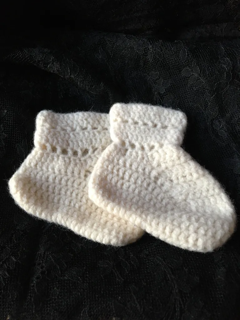 Handmade Baby Booties photo 1