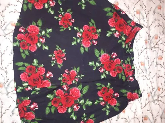 Rose Print Skirt photo 1