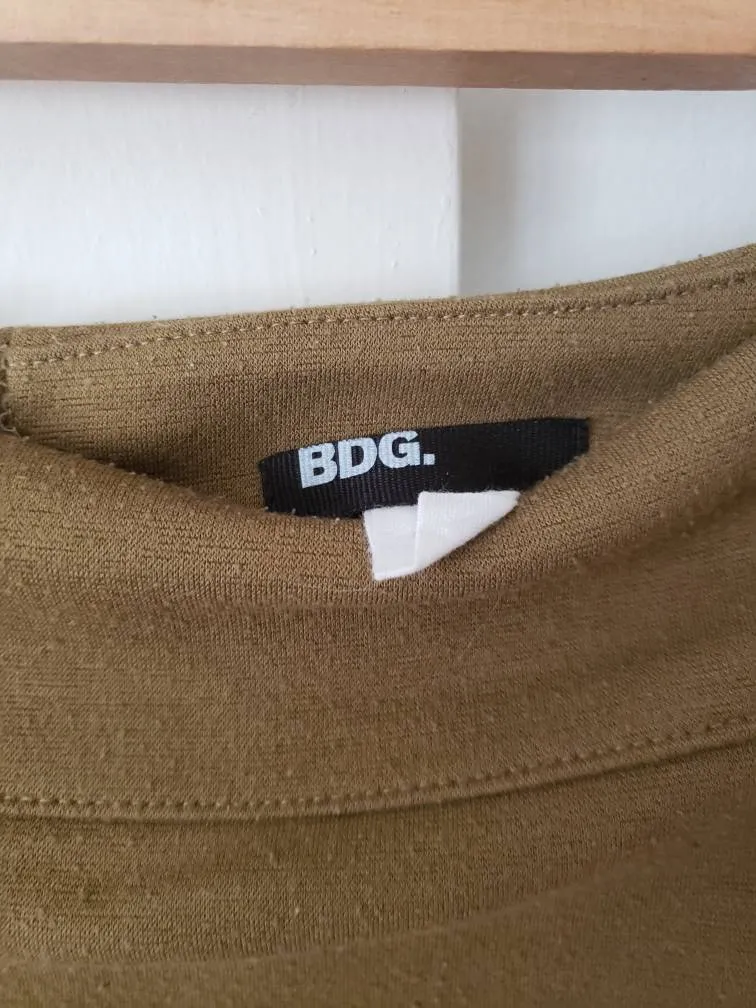 BDG - Olive Green Mini Skirt photo 1