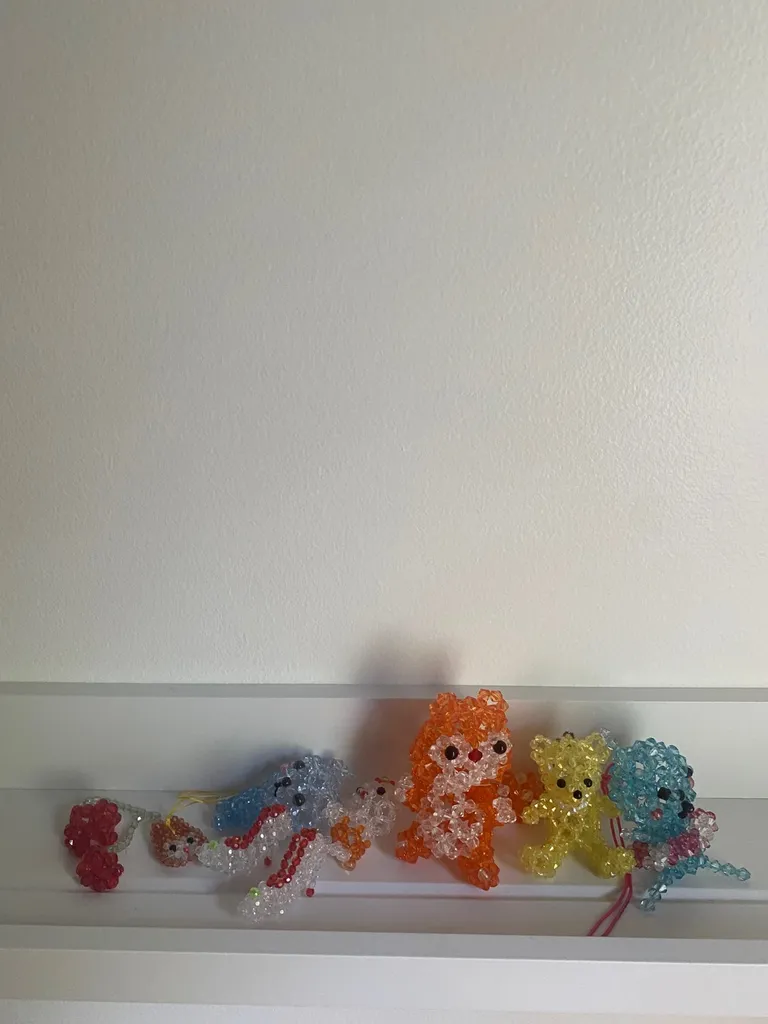 Cute Crystal Bead Figurines photo 1