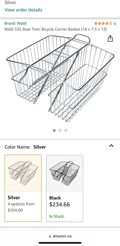 Double Panier Bike Rack photo 1