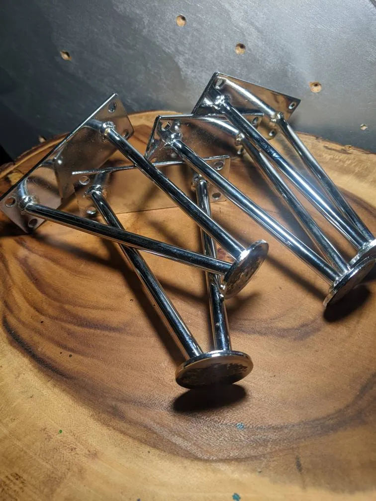 Retro table legs x4 photo 1