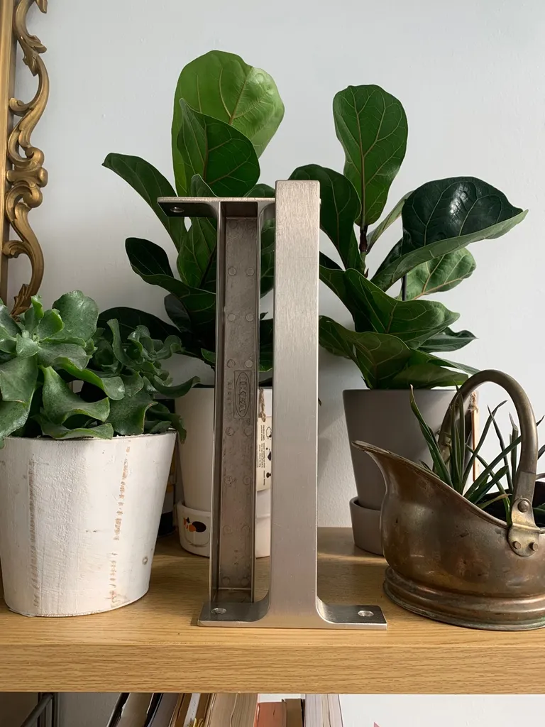 IKEA GRANHULT / EKBY BJARNUM Shelving Brackets, nickel plated... photo 1