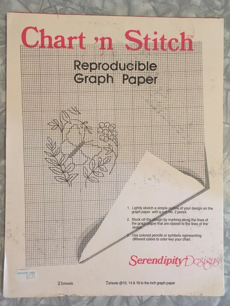 Embroidery Pattern Graph Paper photo 1