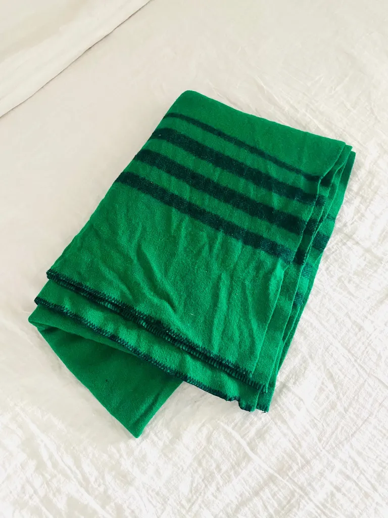 Vintage HBC Wool Blanket photo 1