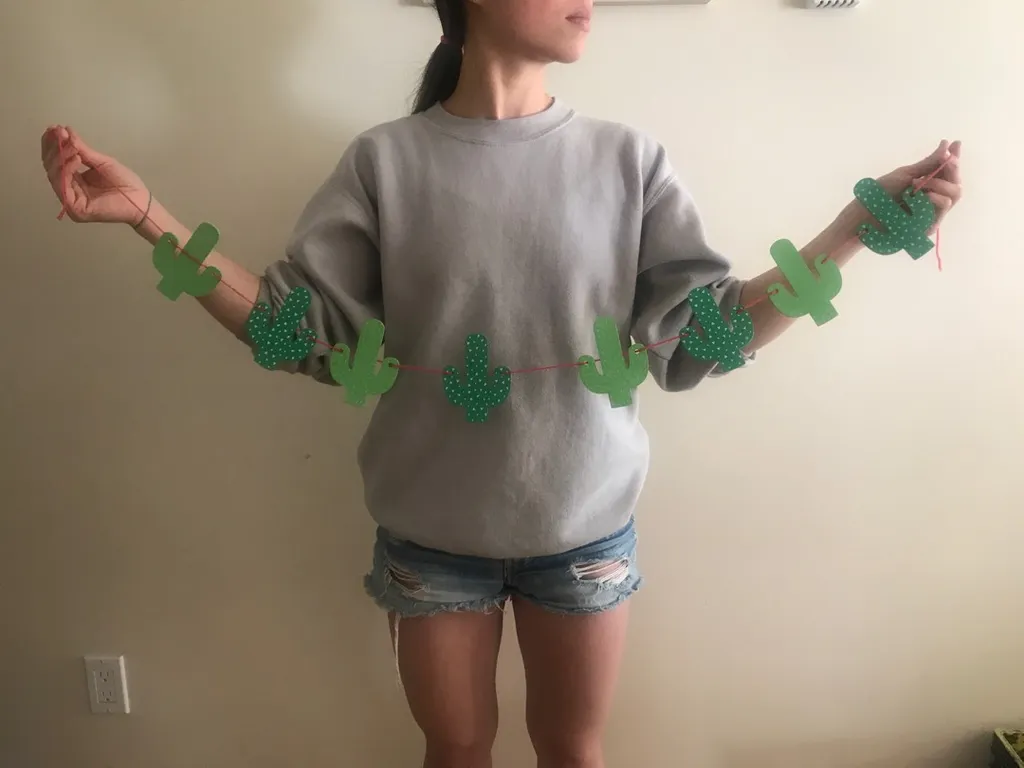 Cute Cactus Hanging Garland photo 1