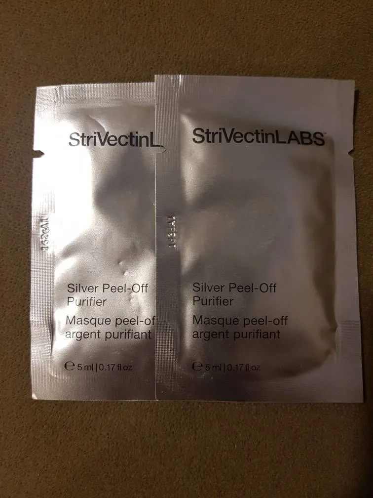 2 New Unused 5 Ml StriVectinLABS Silver Peel-Off Purifier Sam... photo 1