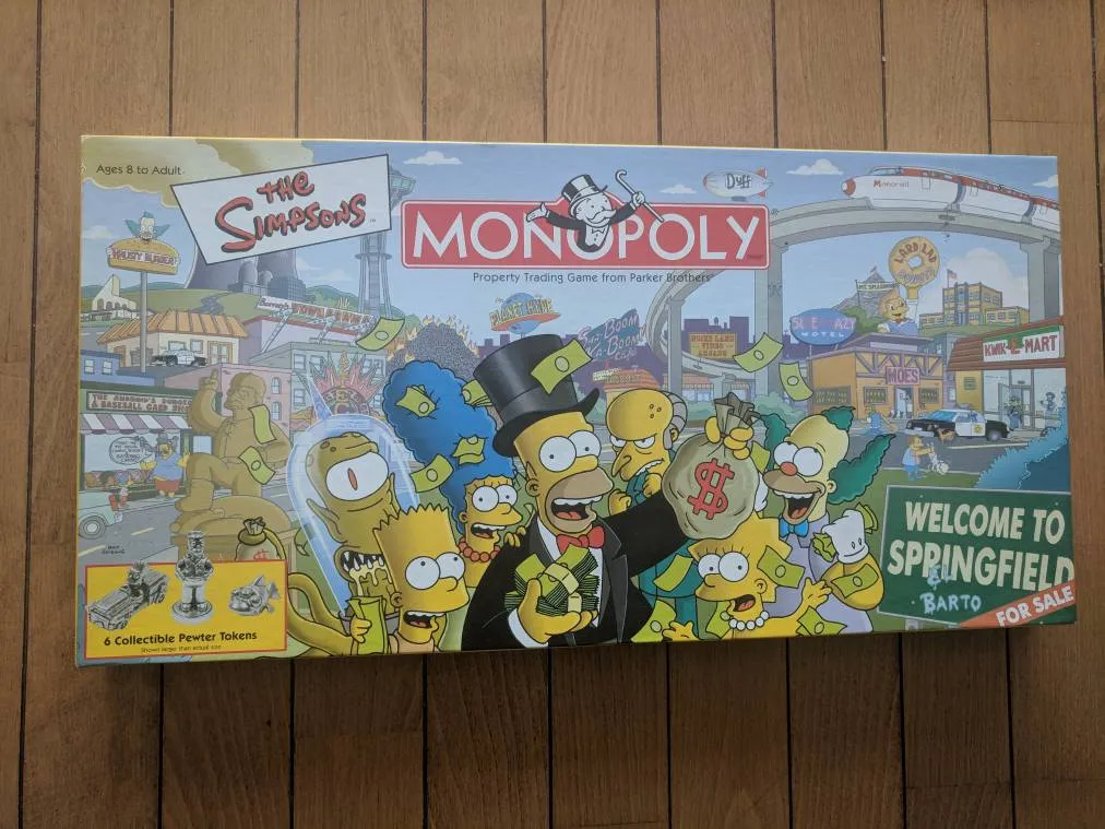 The Simpsons Monopoly Board Game photo 1