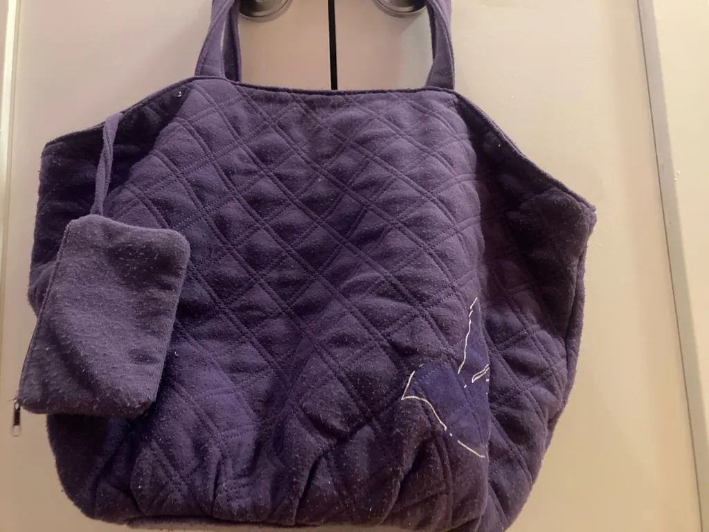 quilted weekender tote photo 1