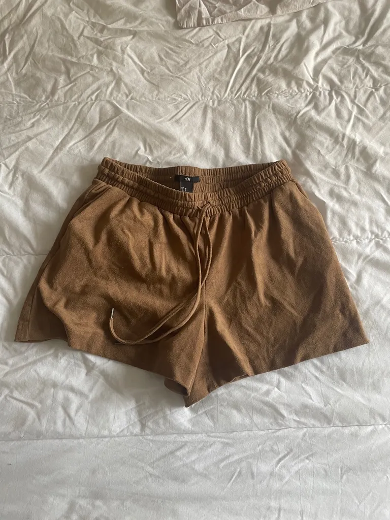 H&M Suede Like Shorts photo 1