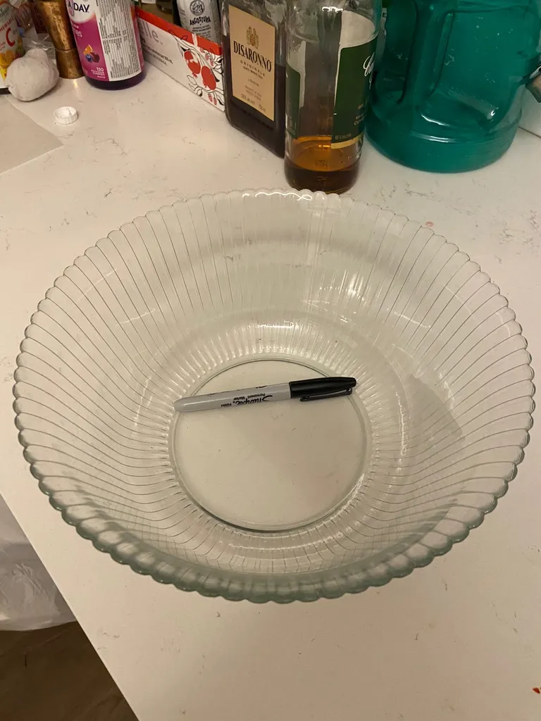 Large Glass Bowl photo 1