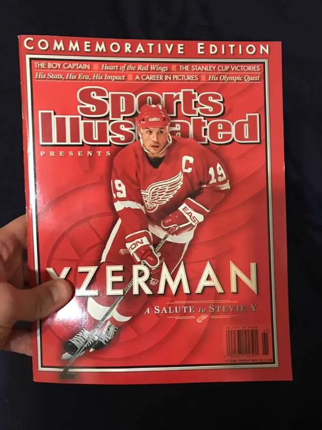 Steve Yzerman - Original Sports Illustrated Retirement Issue photo 1