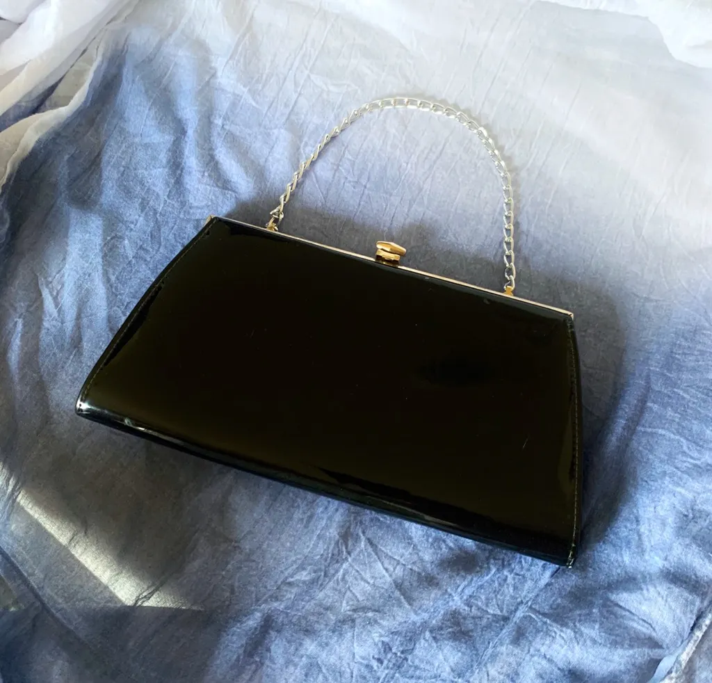Vintage Patent Leather Purse photo 1