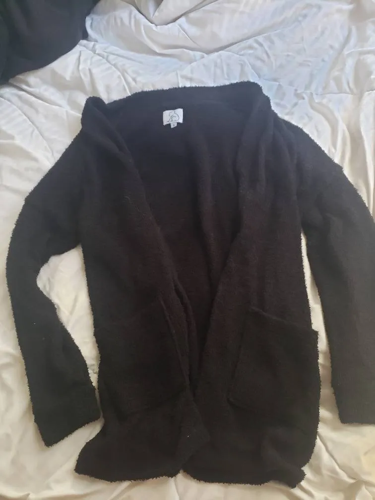 Super Soft And Comfy Black Sweater Cardigan photo 1