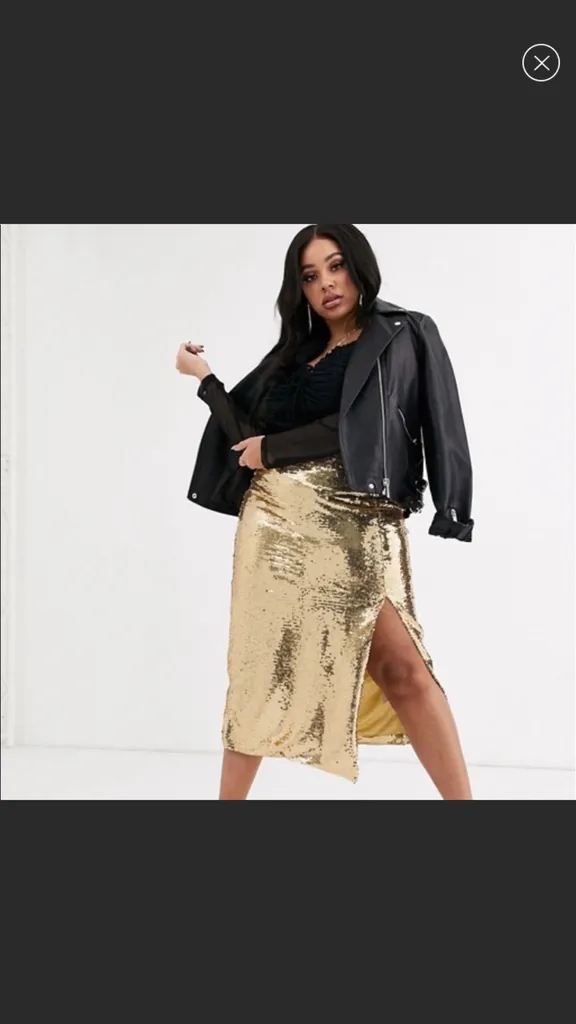 Gorgeous ASOS sequin Skirt photo 1