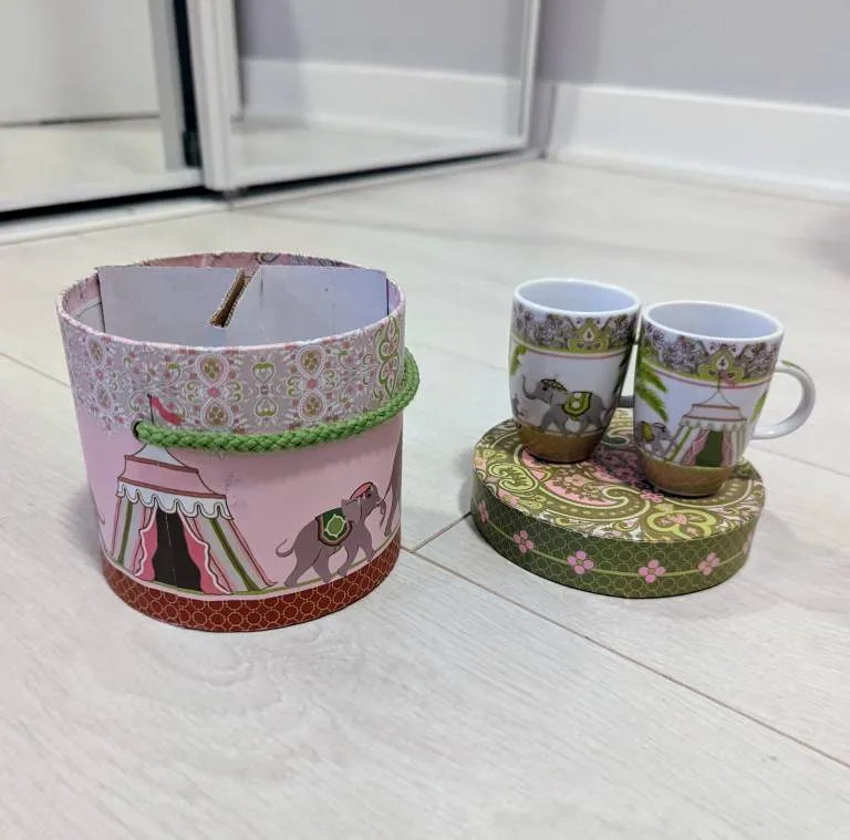 New Elephant Tea Cup & Plate Set photo 1