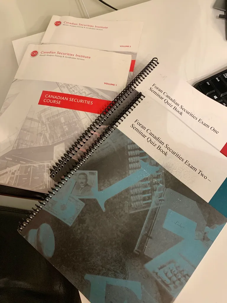Canadian Securities Course + Crash Course Materials photo 1