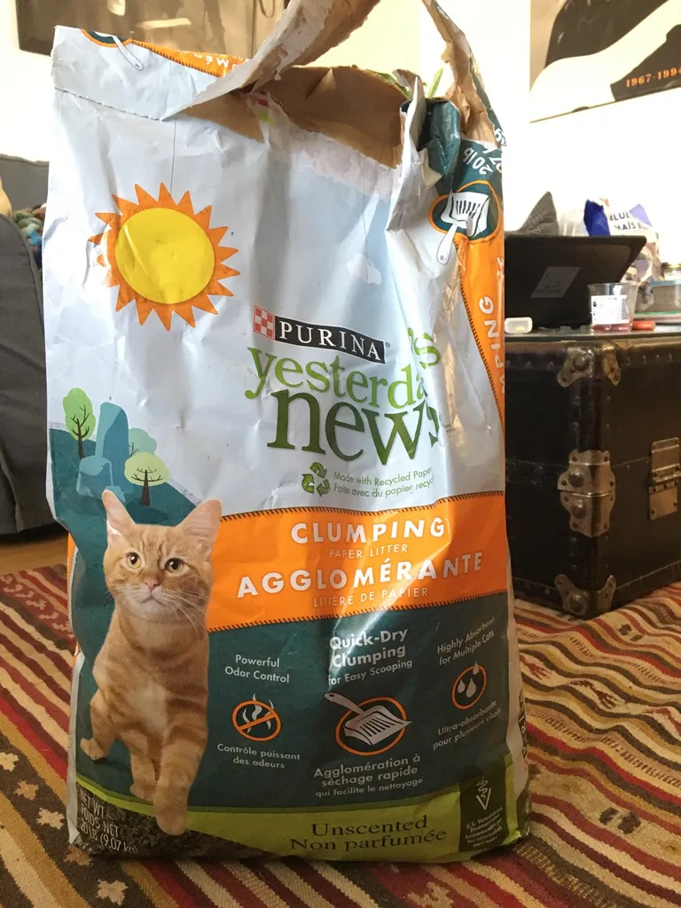Purina Yesterdays News Clumping Cat Litter photo 1