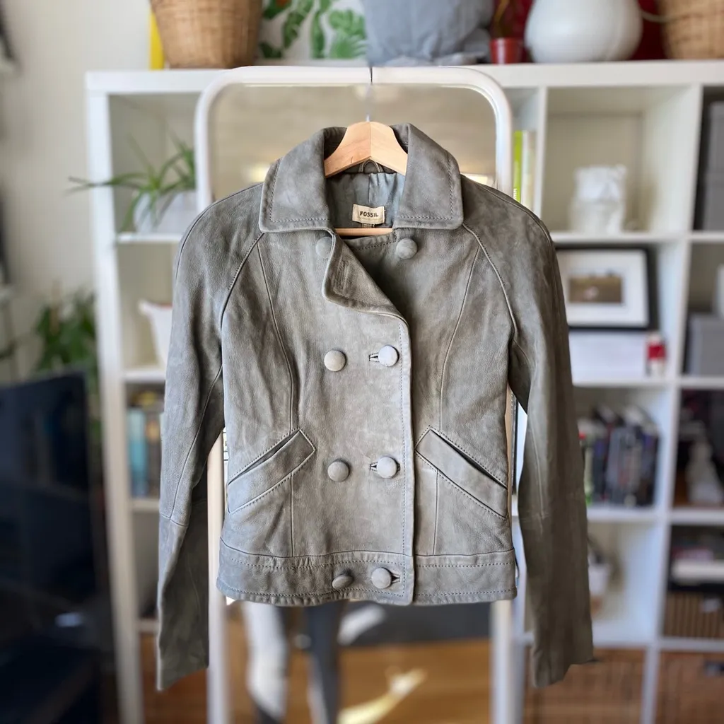 Fossil Leather Jacket BNWT photo 1