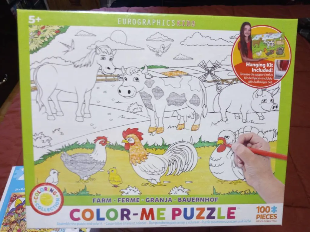 BNIP Colour Me Puzzle Kit photo 1