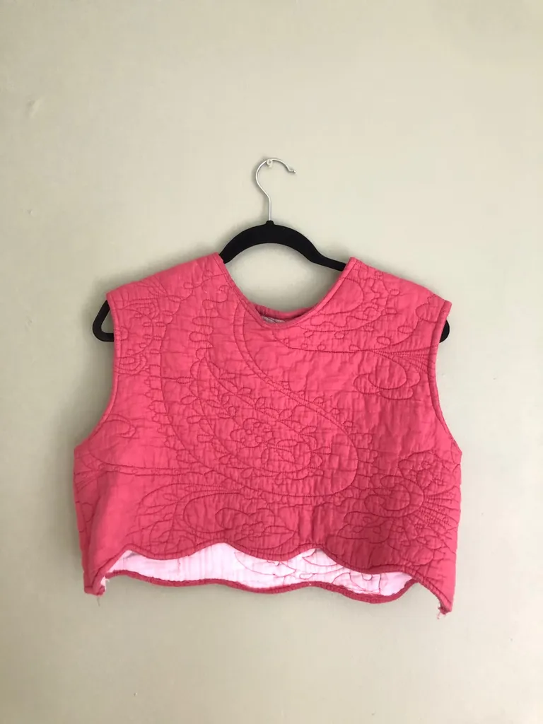 Handmade Quilted Sweater Vest photo 1