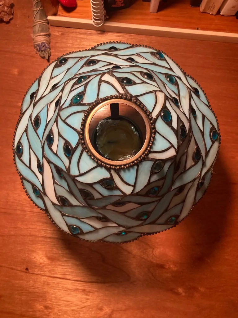 Tiffany Style Candle Holder photo 1