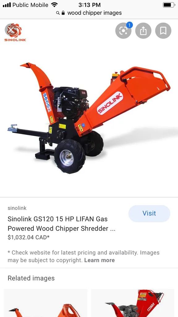 ISO Access To A Wood Chipper photo 1