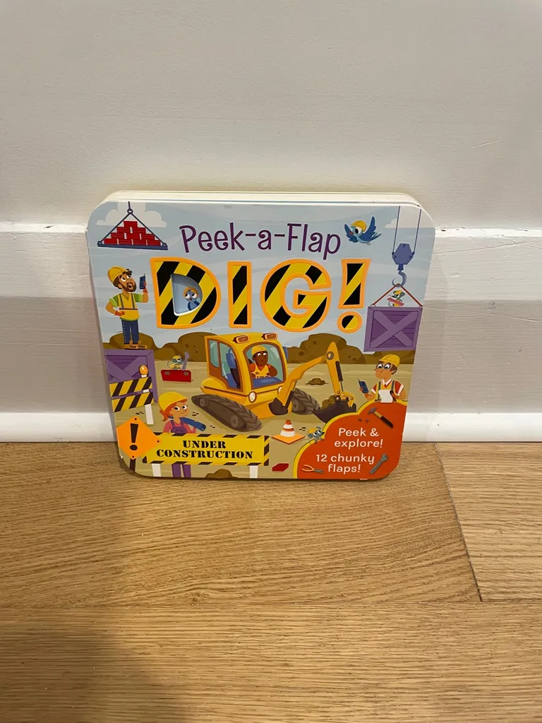 Peek-a-flap Dig Board Book photo 1