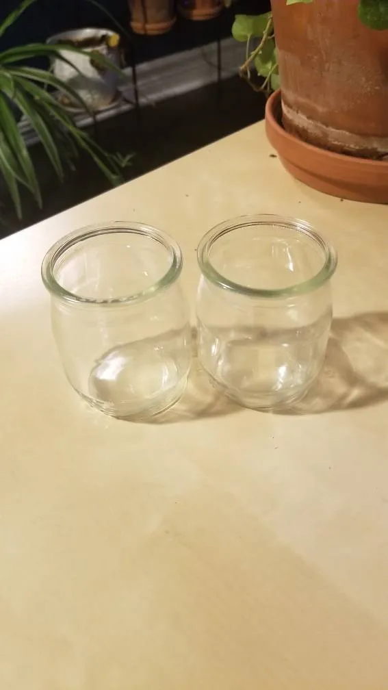4 Riveria Glass Jars photo 1