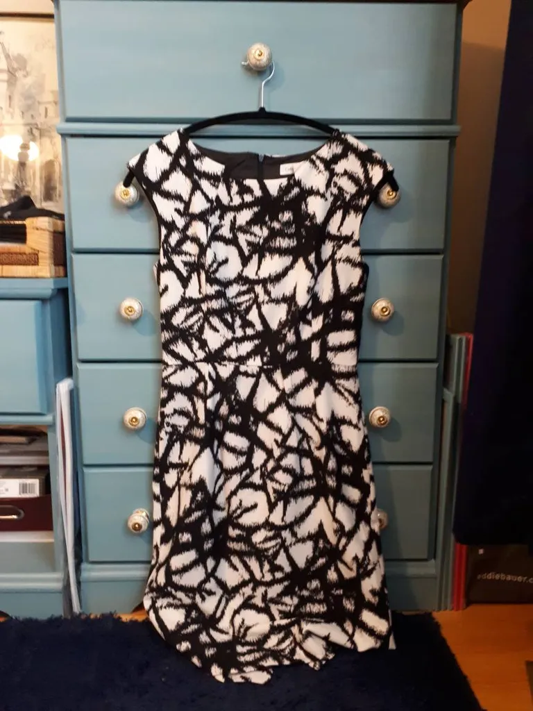 Lined Clavin Klein dress photo 1