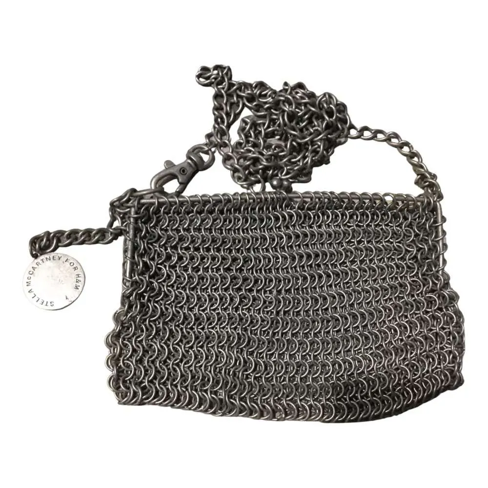 Stella Mccartney For H&M Cross body Mesh Metallic Metal Purse photo 1