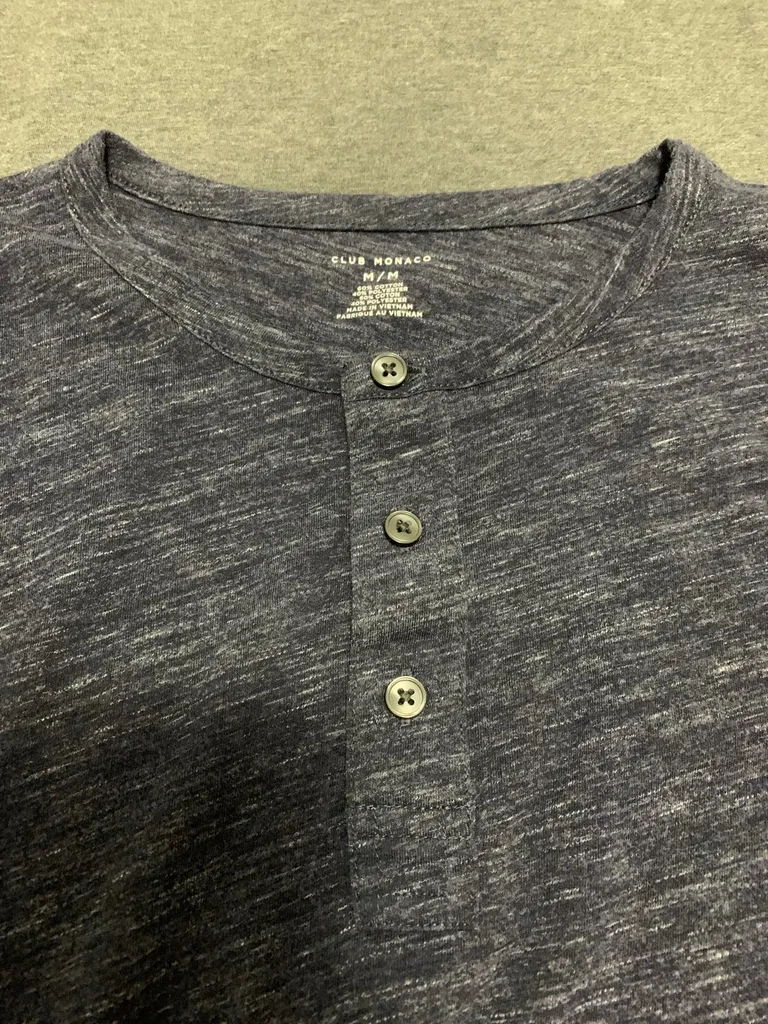 Club Monaco Medium Long Sleeve Henley photo 1