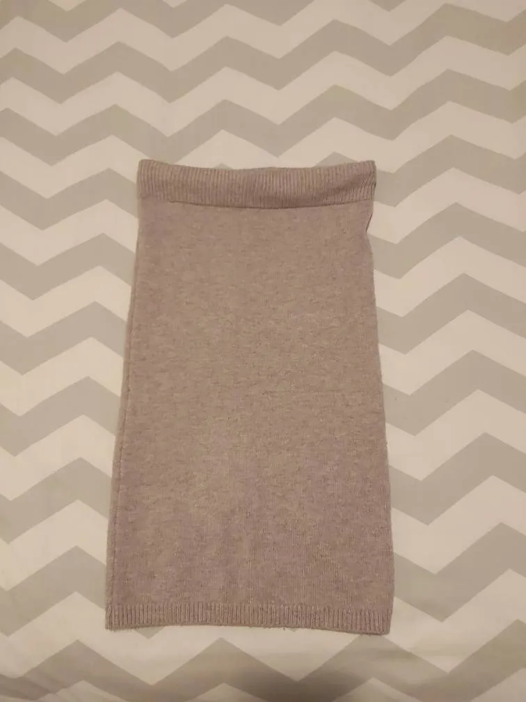 Beige Sweater Skirt - Small photo 1