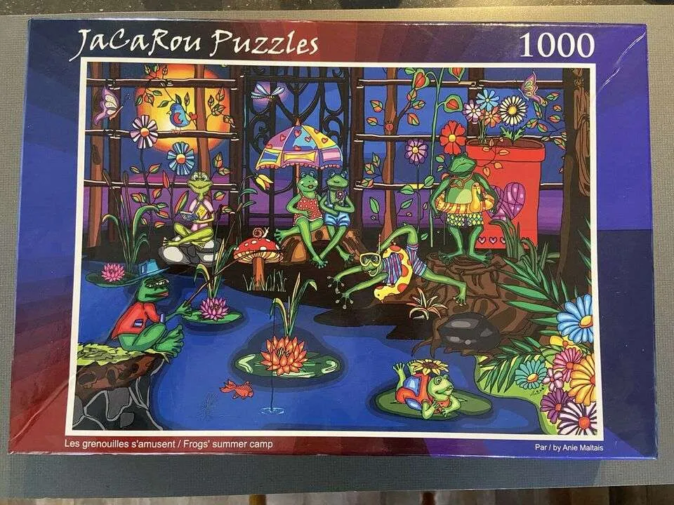 Two boxes of 1000-piece puzzle photo 1
