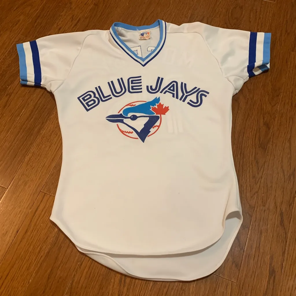 Lloyd Moseby Ravens Knit Blue Jays Jersey 1980’s Mens Size Sm... photo 1