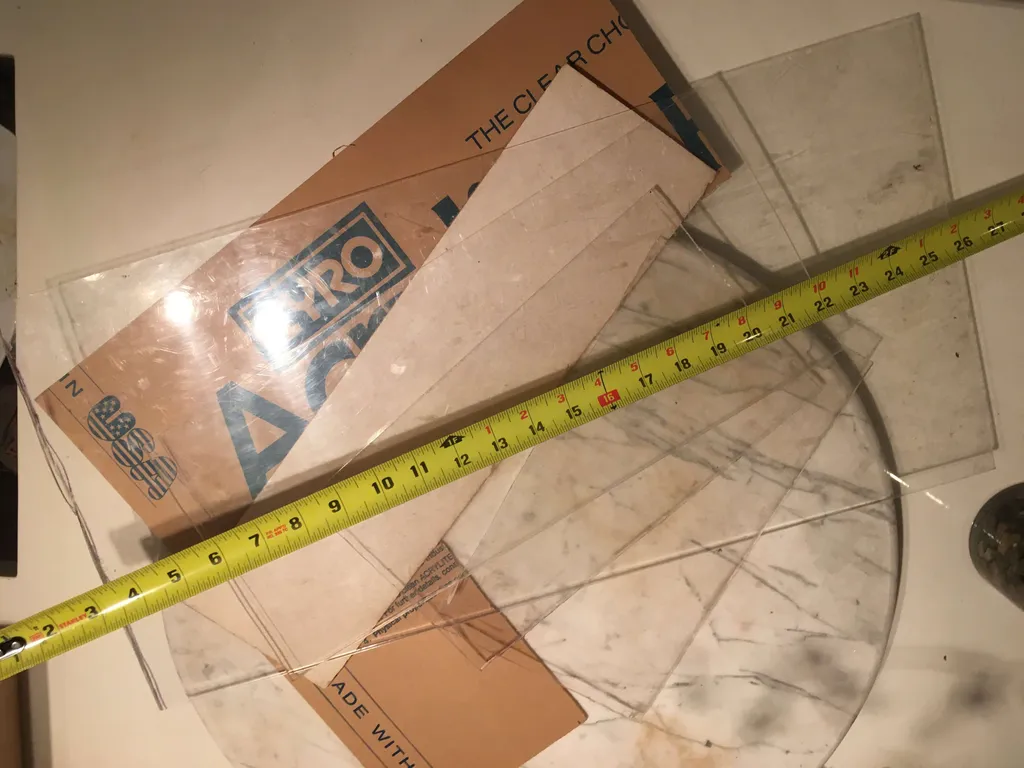 Sheets of plexiglass (rigid clear plastic for home projects) photo 1