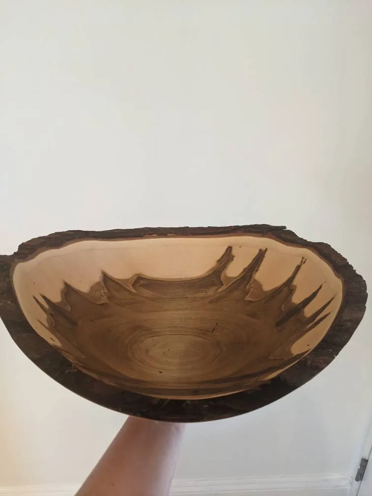Live Edge Serving Bowl photo 1