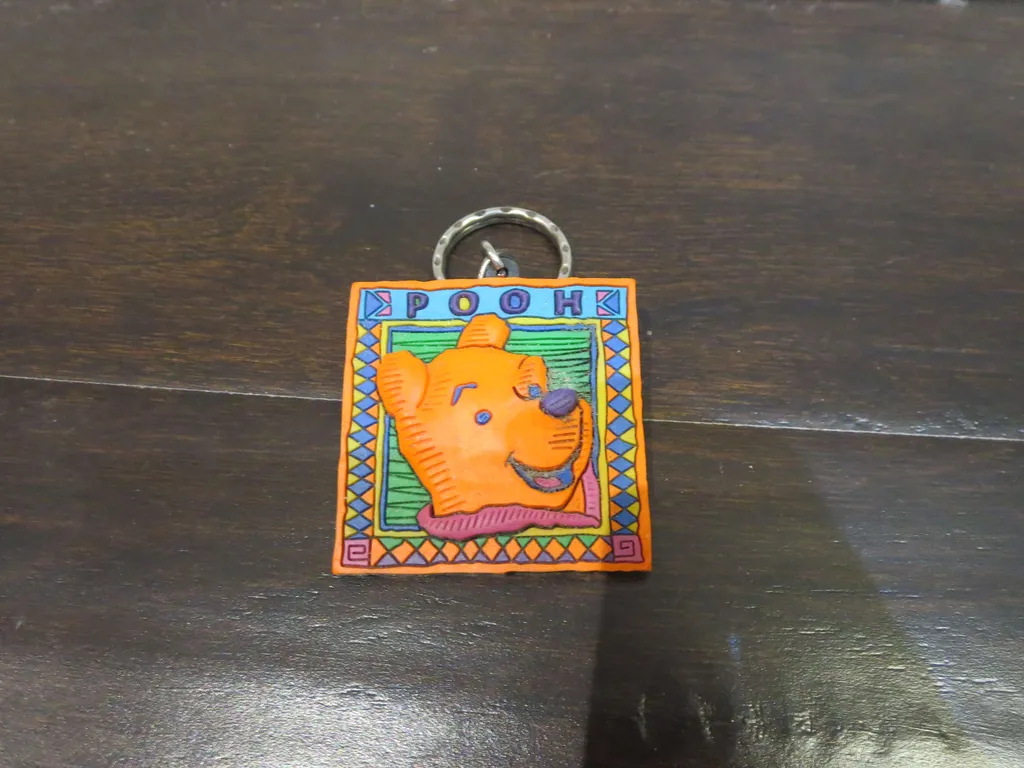 Vintage Pooh Bear Keychain photo 1