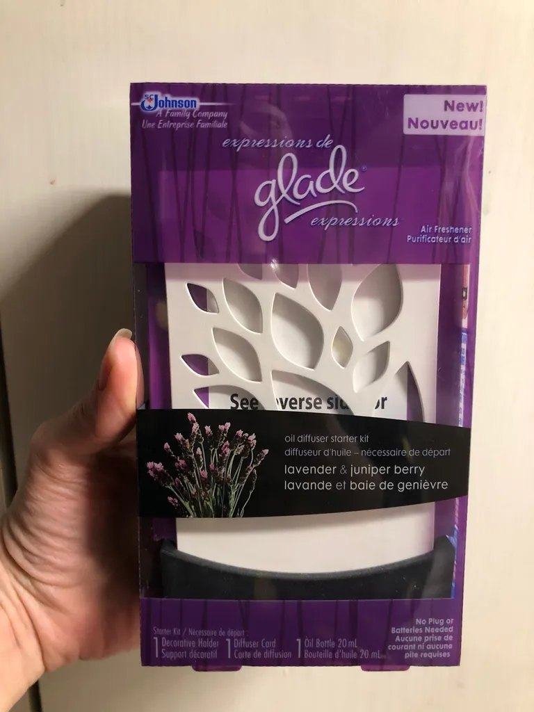 🎁 New Glade Lavender Oil Diffuser photo 1