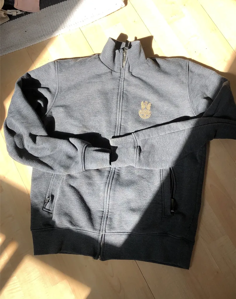 Blue Zip Up Sweater photo 1