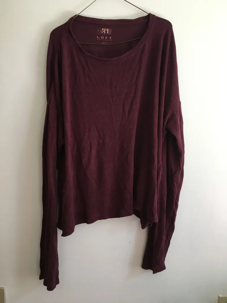 burgundy men shirt photo 1