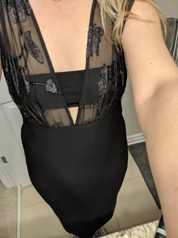 BNWT Cross-back Midi Dress photo 1