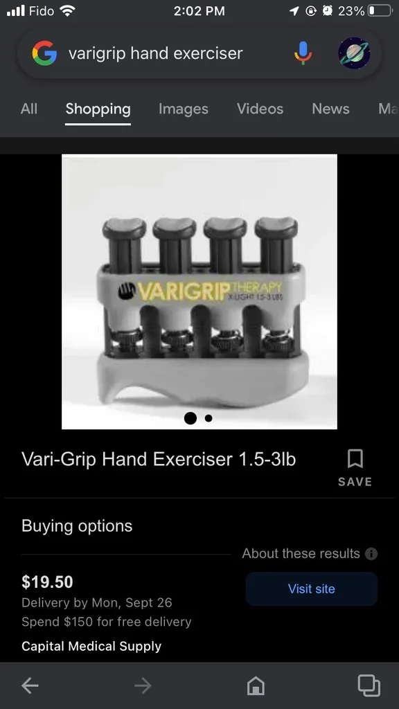 Varigrip Therapy Hand Exerciser photo 1