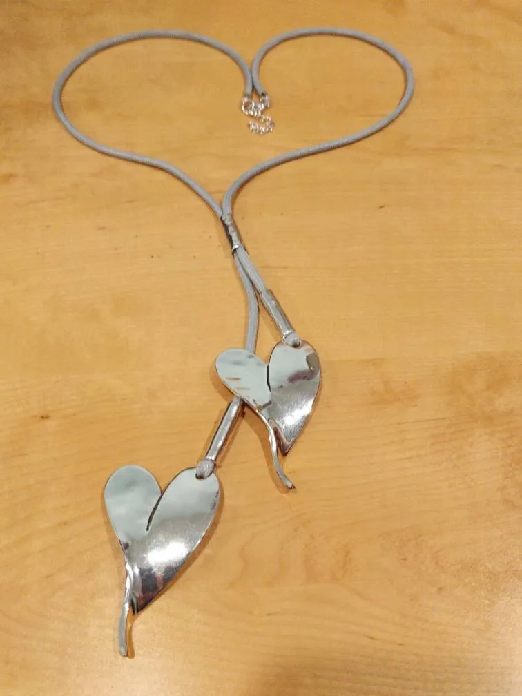 Silver Statement Necklace photo 1
