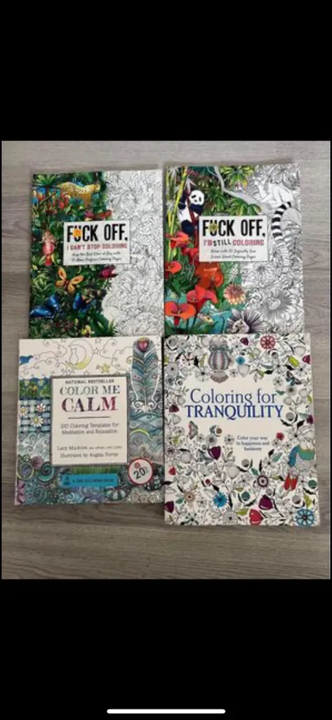 Adult colouring books photo 1