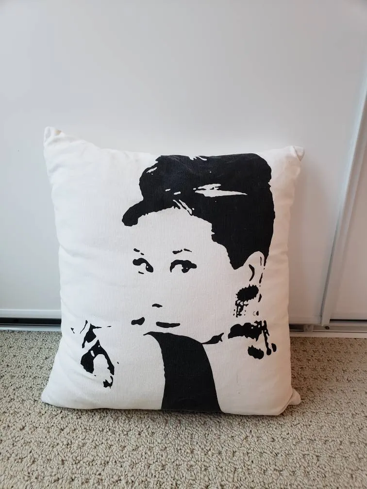 Audrey Hepburn Accent Pillow photo 1