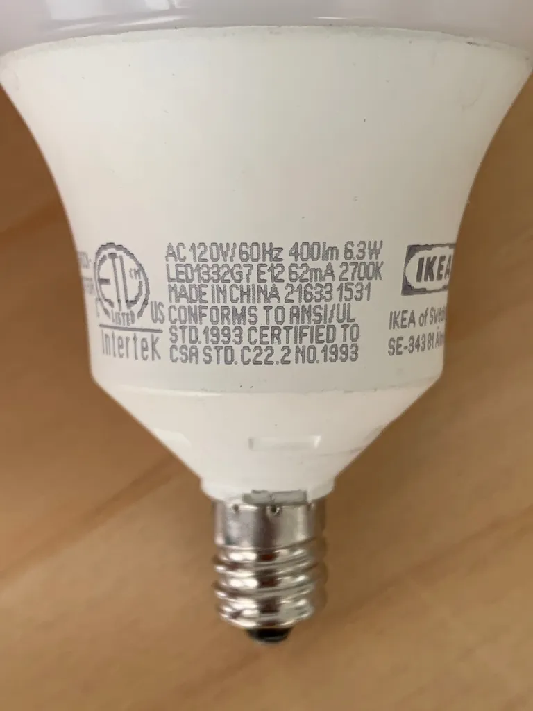 FREE E12 Light Bulbs photo 1
