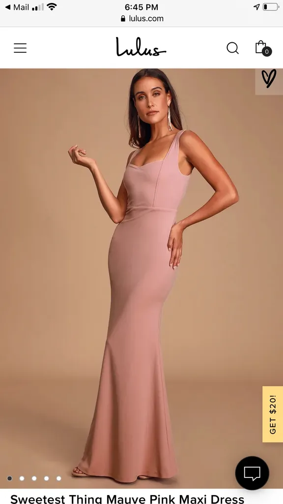 Lulu’s Mauve Dress - L photo 1