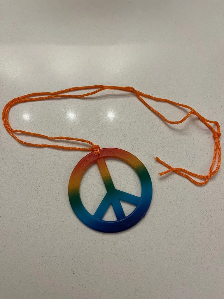 🆓 Colourful Peace Necklace photo 1